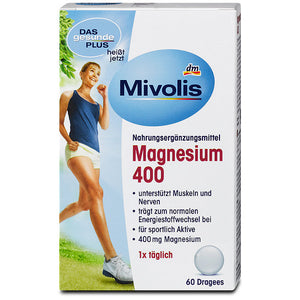 Mivolis Magnesium 400, tabletas recubiertas 60 unidades, 59.8 g