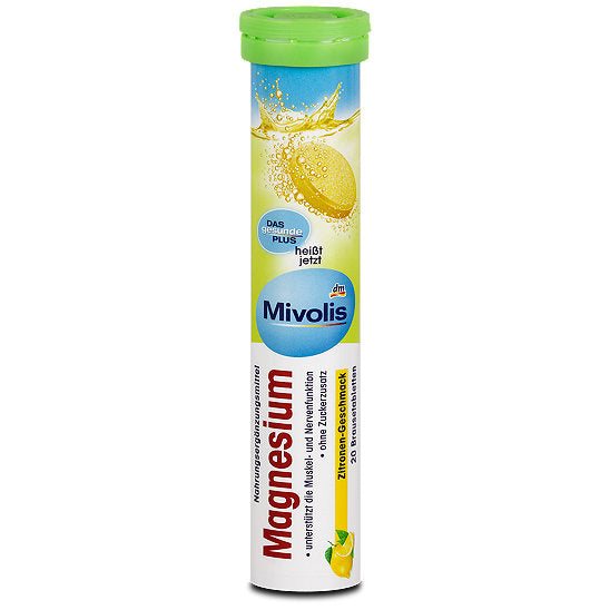 Mivolis Brausetabletten Magnesium, 20 St. / Tabletas efervescentes de magnesio