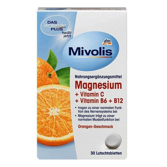 Mivolis Magnesio + Vitamina C + Vitamina B6 + B12, pastillas  Santiago Chile Deutschkind