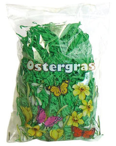 Ostergras Seidenpapier grün