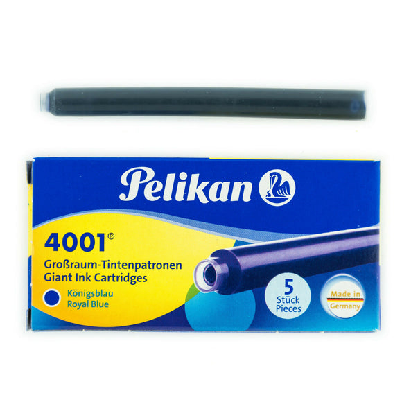 Pelikan Großraum-Tintenpatronen 4001 GTP-5 /  Cartucho de tinta Azul Real