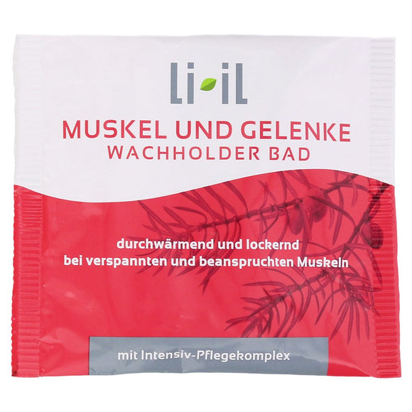 LI-IL Muskel & Gelenke Bad Wacholder 60 g / Aditivo de baño para músculos y articulaciones