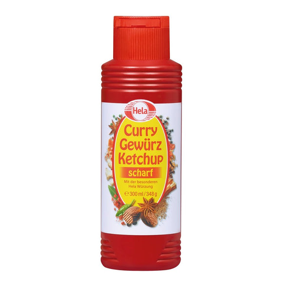 Hela Curry Gewürz Ketchup scharf 300ml