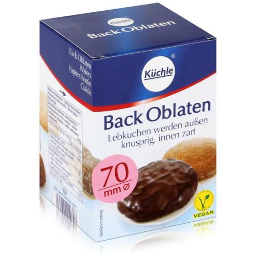 Küchle Backoblaten 70 mm, 100 Stück / Obleas para hornear 70mm
