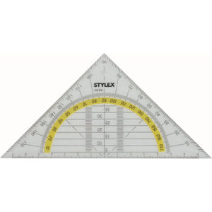 Geodreieck Geometrie Dreieck Geo Lineal 14 cm / Regla triángulo geometría