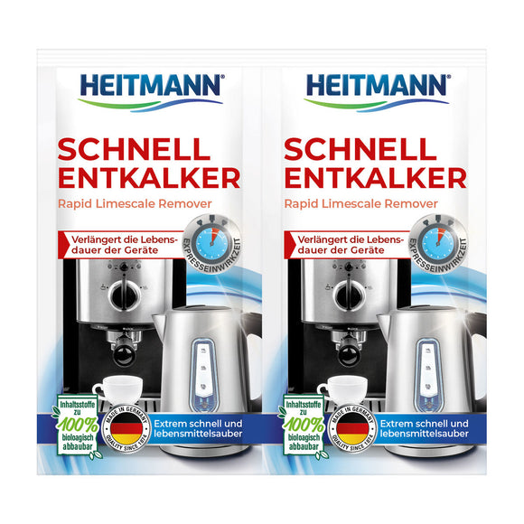 Heitmann Schnell-Entkalker 2 x 15g / Descalcificador rápido