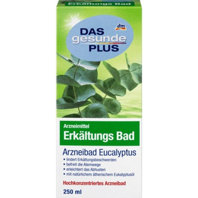 Mivolis Badeöl, Erkältungsbad, Arzneibad Eucalyptus, 250 ml / Aceite de baño de eucalipto