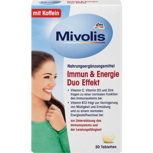 Mivolis Immun & Energie Duo Effekt 30 Stück / Complemento alimenticio inmunológico y energético