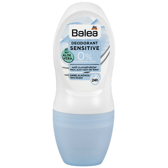Balea - Desodorante sin alcohol, sin aluminio, Roll On Sensible