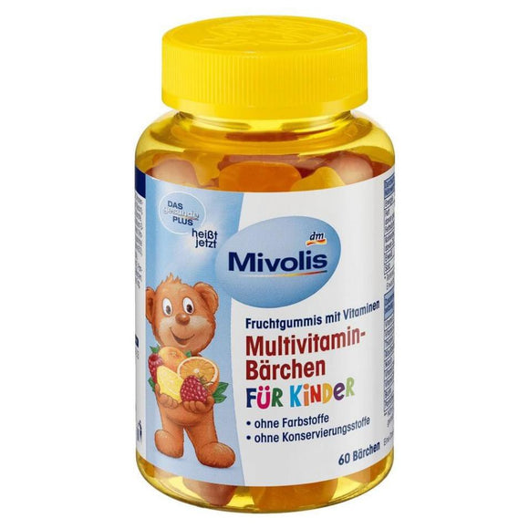 Multivitamin-Bärchen für Kinder, Fruchtgummis / Gomitas multivitamínicos para niños