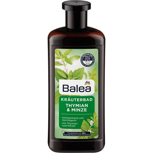 Balea Kräuterbad Thymian & Minze, 500 ml / Baño de hierbas tomillo y menta