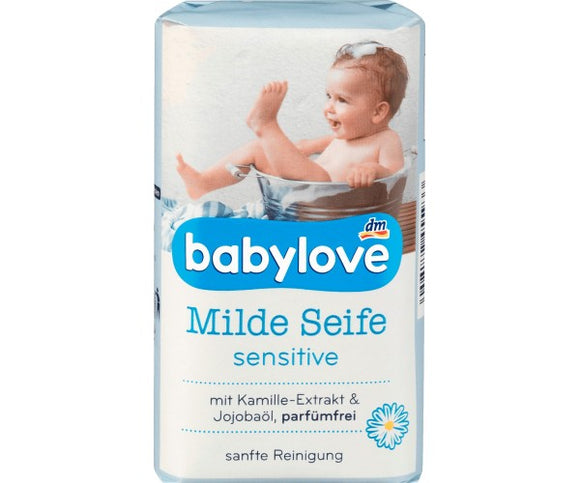 babylove Seifenstück milde Babyseife sensitive / Jabón suave para bebés, sensible, 100 g