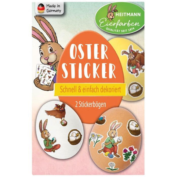 Oster Sticker - Klebebilder - für Ostereier - 24 Stück