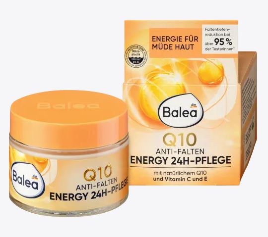 Balea Q10 Anti Falten Energy 24h , 50 ml / Balea Q10 Crema antiarrugas Energy 24h, 50 ml