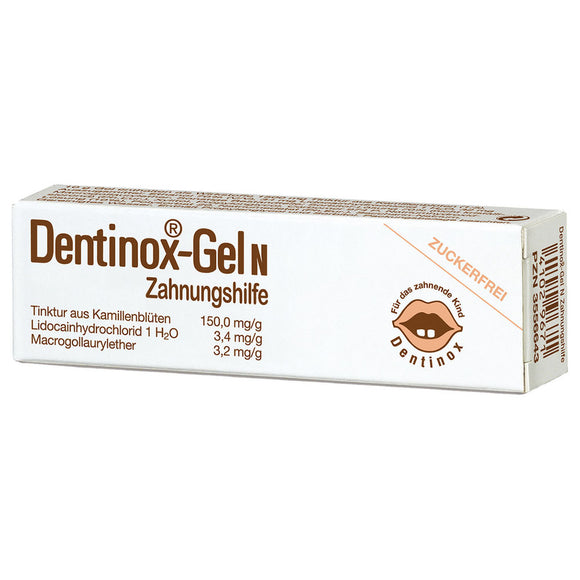 Dentinox-Gel N Zahnungshilfe, 10 g / Gel ayuda para la dentición