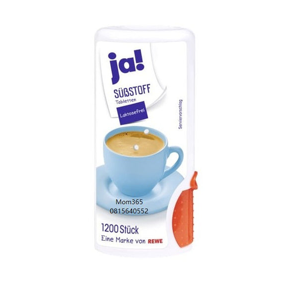 Ja! Süßstoff Tabletten 1200 Stück, laktosefrei / Edulcorantes 1200 piezas, sin lactosa