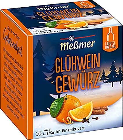 Meßmer Glühwein Gewürz, 10er / Té con especias para vino caliente