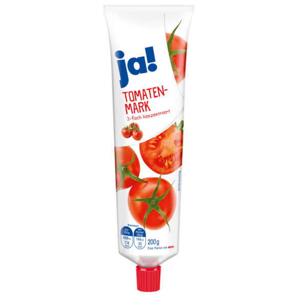 Ja! Tomatenmark 3-fach konzentriert 200g / Pasta de tomate 3x concentrado 2