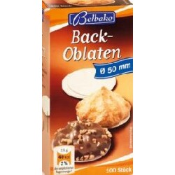 Belbake - Backoblaten - 50 mm -10O Stück