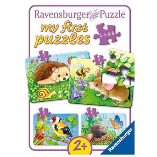 Ravensburger - Mi primer puzzle - Habitantes del jardín, 2+