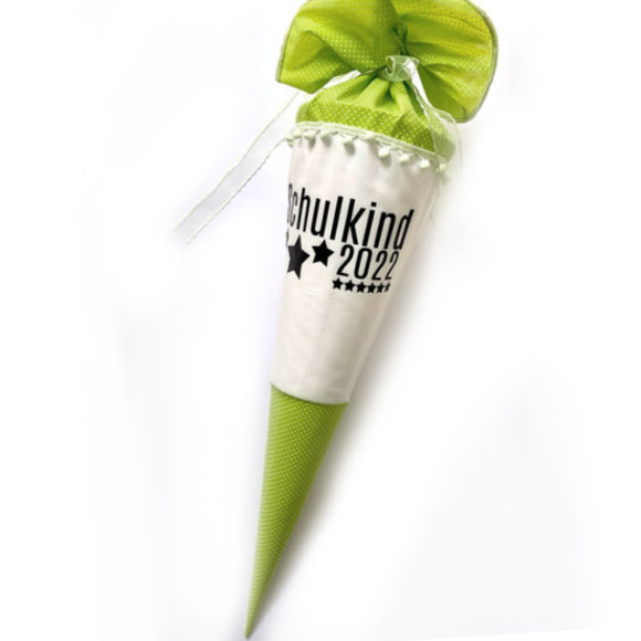 Schultüte aus Stoff 70cm / Cono escolar recubiertas en tela