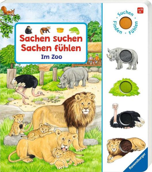 Sachen suchen, Sachen fühlen: Im Zoo: Suchen, finden, fühlen  2 - 3 Jahr(e)