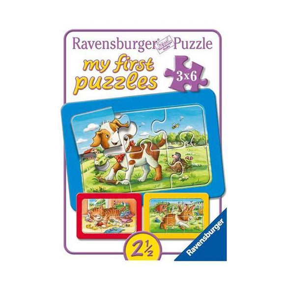 Ravensburger - Mi primer puzzle - Animales amigables, 2 años +