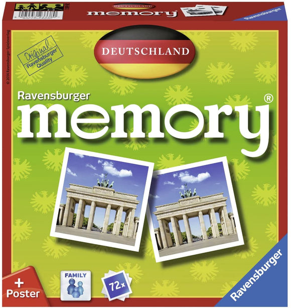 Ravensburger - Deutschland Memory, 6+