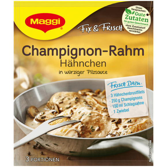 Maggi fix & frisch Champignon Rahm-Hähnchen