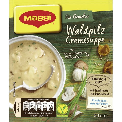 Maggi Für Genießer Waldpilz Cremesuppe / Sopa de crema de hongos del bosque