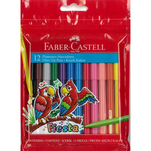 Faber Castell - Rotuladores Marcadores, 12 Colores
