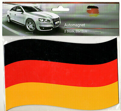 Automagnet Deutschland 2 Stück 20x12 / Imán para auto