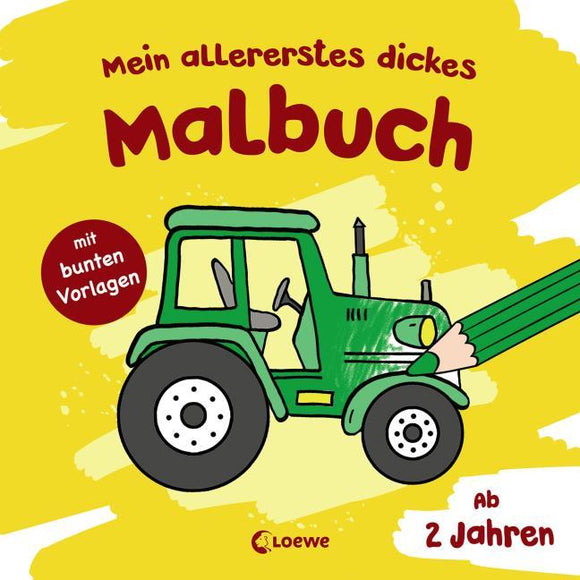 Mein allererstes dickes Malbuch, Ausmalbuch für Kinder 2 - 4 Jahre