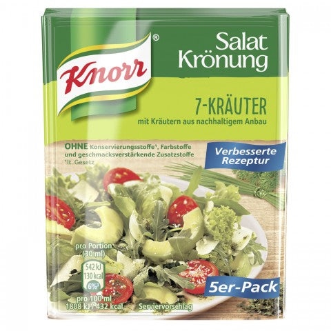 Knorr Salatkroenung 7 Kräuter / Hierbas ensalada Santiago Chile Deutschkind