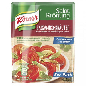 Knorr Salat Krönung - Balsamico 5er / Aderezo para ensalada - balsámico - 5 paquetes