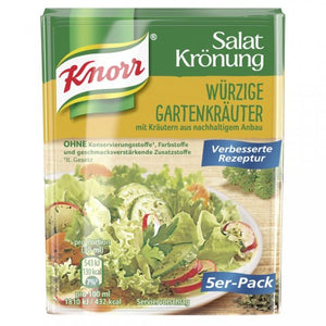 Knorr Salatkrönung würzige Gartenkräuter 5er / Salsa para ensalada - hierbas de jardín, 5 unidades