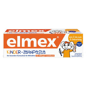 elmex Zahnpasta Kinder, 2 bis 6 Jahre, 50 ml / Pasta de dientes para niños, 2 a 6 años