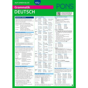 PONS Grammatik auf einen Blick: Deutsch