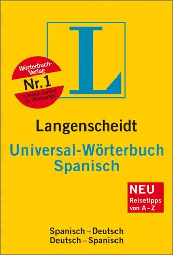 Spanisch. Universal-Wörterbuch. Langenscheidt (Spanish) Hardcover  (Zustand: sehr gut)