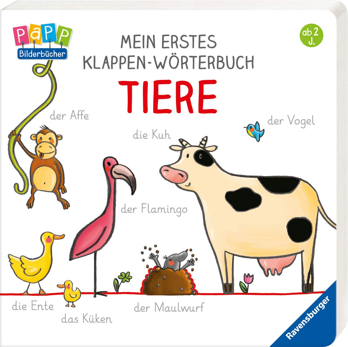 Mein Klappen-Wörterbuch: Bei Den Tieren – Pappbilderbuch Für Kleinkinder