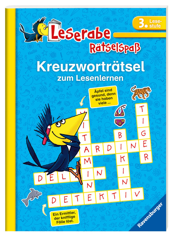 Kreuzworträtsel zum Lesenlernen (3. Lesestufe), 8-9 Jahre