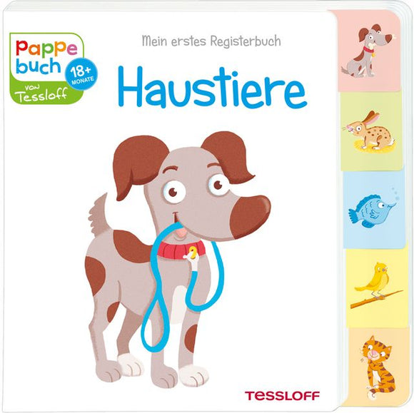 Mein erstes Registerbuch Haustiere 1-3 Jahre