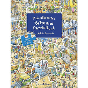 Mein allererstes WimmelPuzzleBuch - Auf der Baustelle, / Libro con 7 Puzzles, 3+