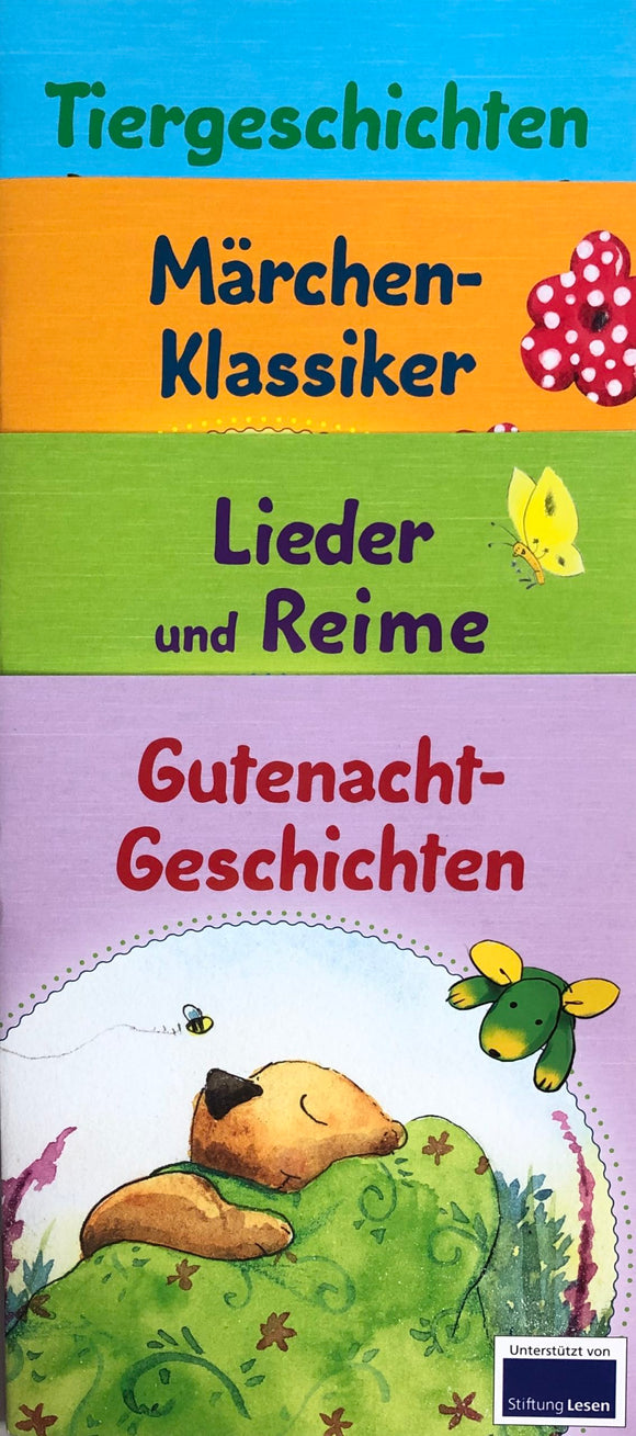4er Bücher-Set: Tiere / Märchen / Lieder / Gutenacht 3+