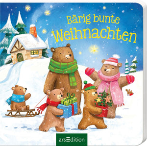 Bärig bunte Weihnachten, Pappbilderbuch 2+