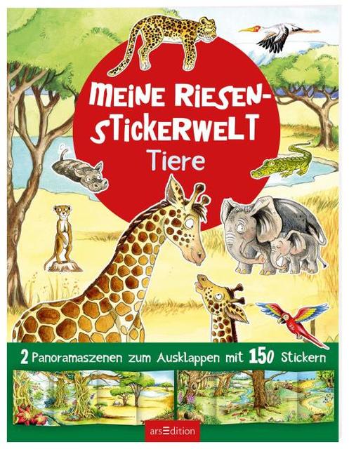 Meine Riesen-Stickerwelt Tiere mit 150 Stickern, 5+