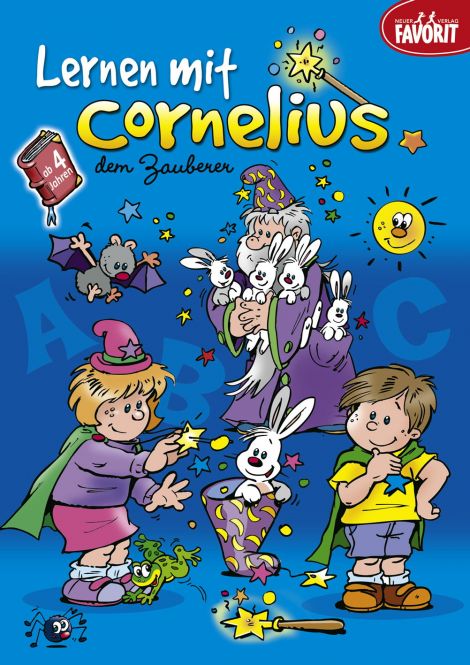 Lernen mit Cornelius dem Zauberer Ab 4 Jahren (blau)