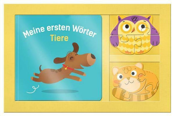 Meine ersten Wörter - Tiere (Buch mit Puzzle), ab 1 Jahr