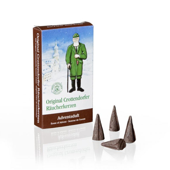 Original Crottendorfer Räucherkerzen Adventsduft / Incienso aroma de adviento