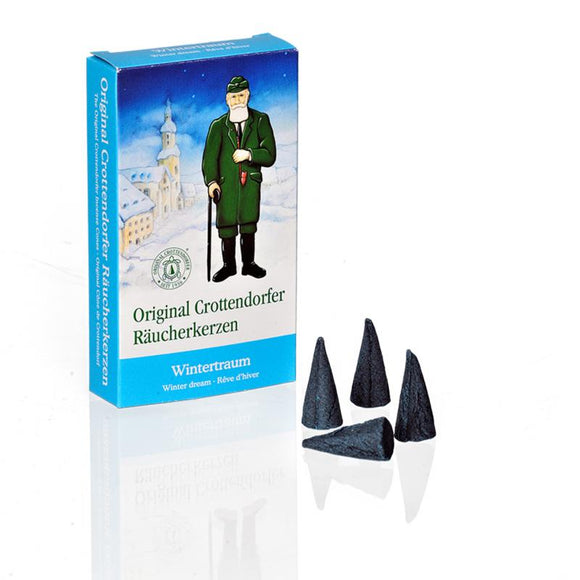 Original Crottendorfer Räucherkerzen Wintertraum / Incienso sueño de invierno